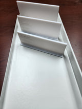 GripRx retrofit tapered magnetic pharmacy shelf divider replacement

Replacement pharmacy shelf divider for older will-call shelf systems

Custom 3D printed retrofit pharmacy shelf divider with magnetic mount

Tapered magnetic pharmacy divider for prescription pickup and storage shelves

GripRx replacement divider for outdated pharmacy shelf organization systems

Magnetic retrofit pharmacy shelf divider for prescription bag organization