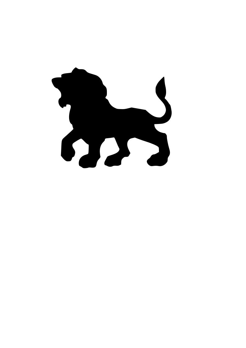 Pre-Cut Lion
