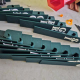 GripRx™ Green Bag Hanger Divider with Lettering – Custom Retrofit Pharmacy Bag Organizer