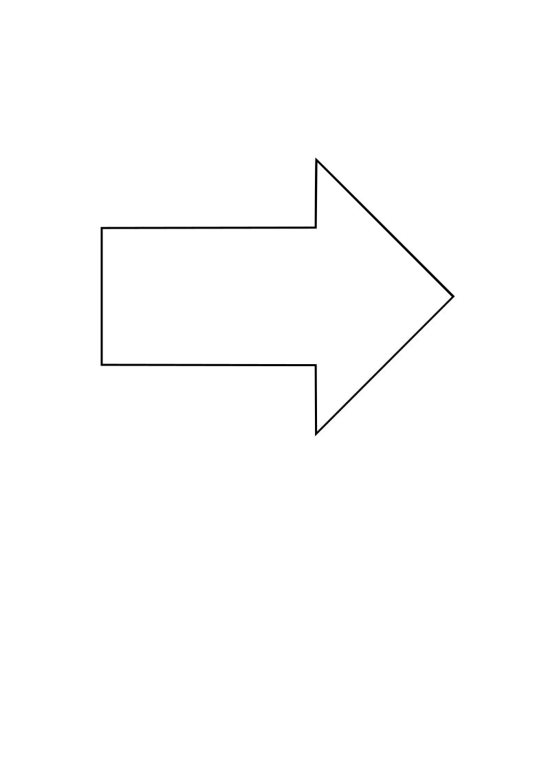 Pre-Cut Arrow Right