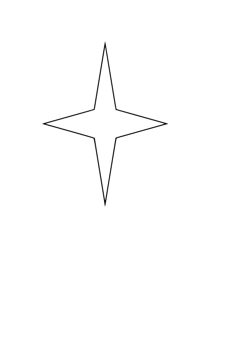 Pre-Cut Star North